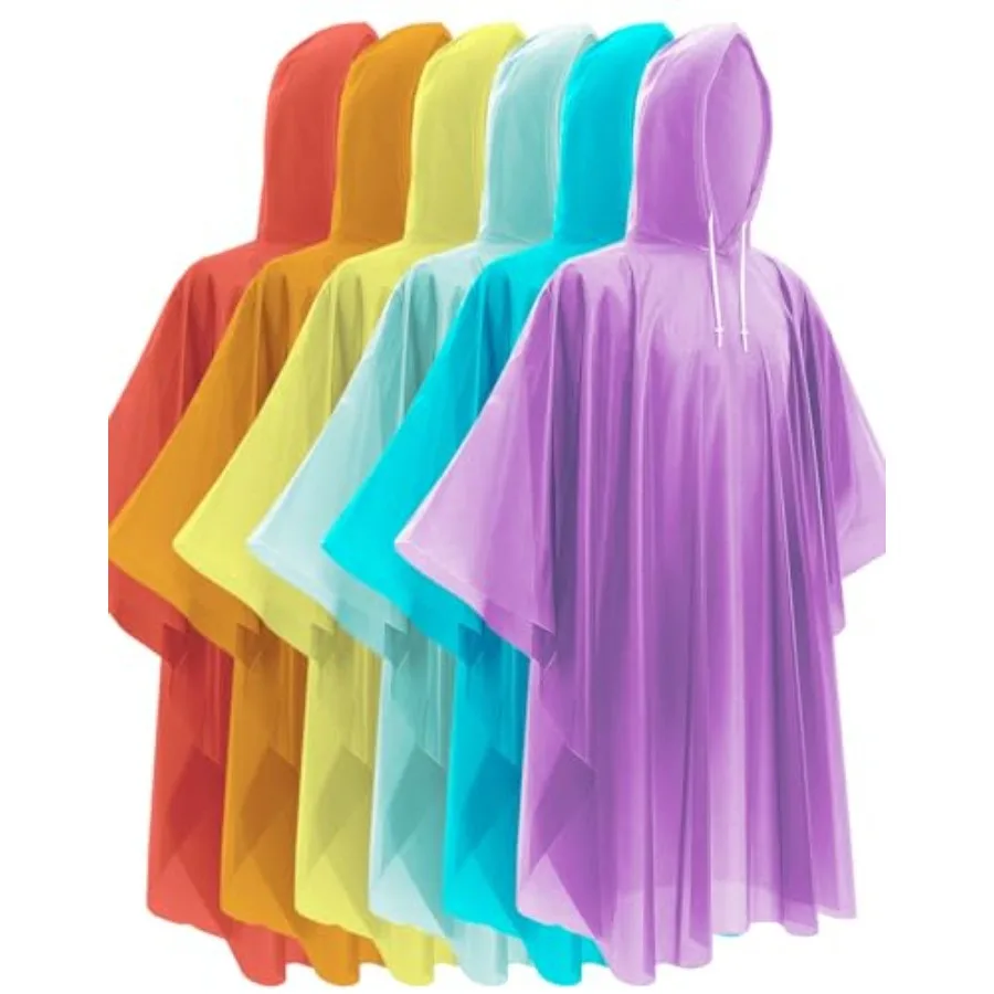 Hitituto Rain Ponchos for Adults - Extra Long Emergency Poncho with Hood, 6/12/24 Family Pack Raincoat, Home Survival Kits
Hitituto Rain Ponchos for Adults - Extra Long Emergency Poncho with Hood, 6/12/24 Family Pack Raincoat, Home Survival Kits
