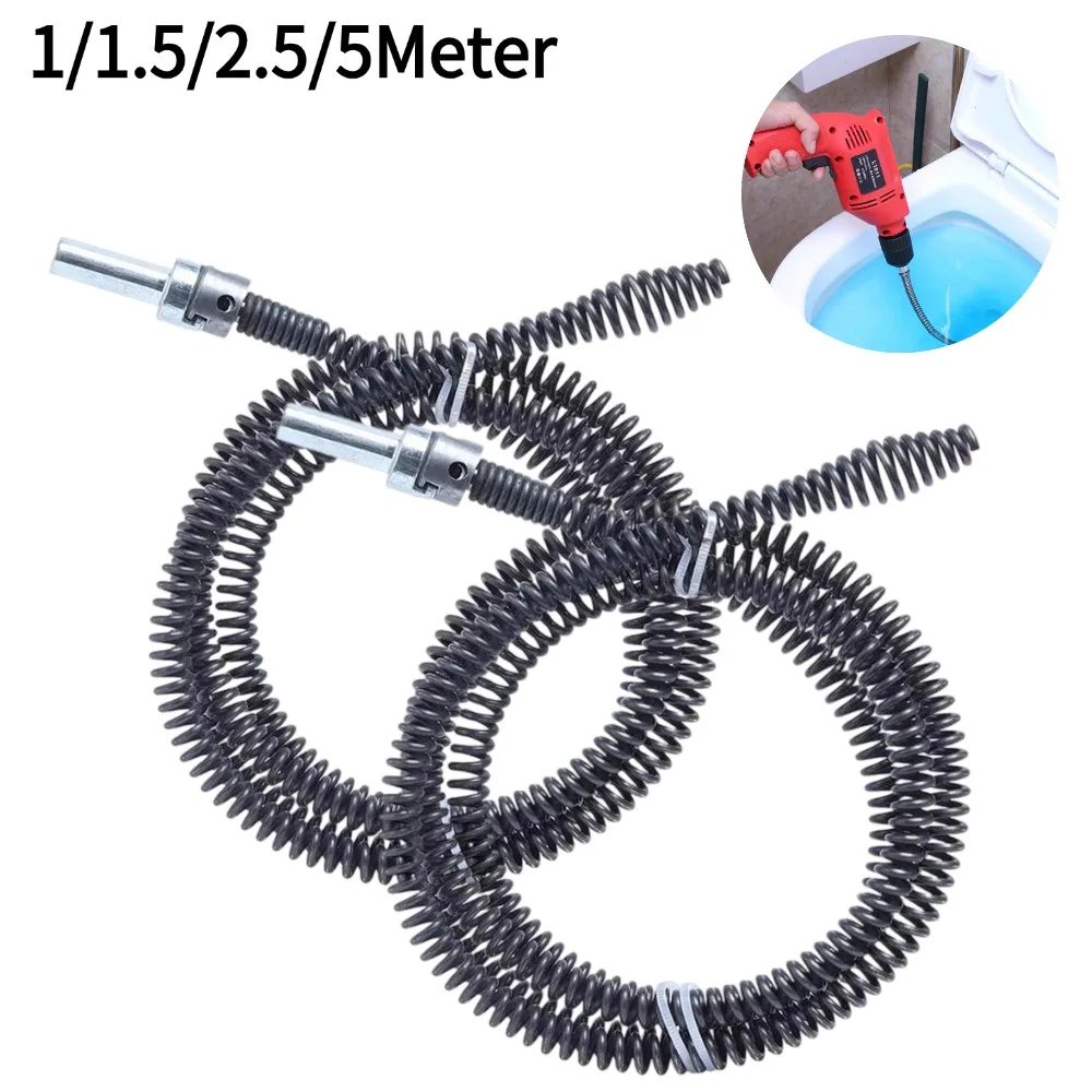 1/1.5/2.5/5Meter Drain Cleaner Augers Spring Pipeline Clogged Remover Dredging Tool For House Kitchen Bathroom Sink Basin Toilet
1/1.5/2.5/5Meter Drain Cleaner Augers Spring Pipeline Clogged Remover Dredging Tool For House Kitchen Bathroom Sink Basin Toilet