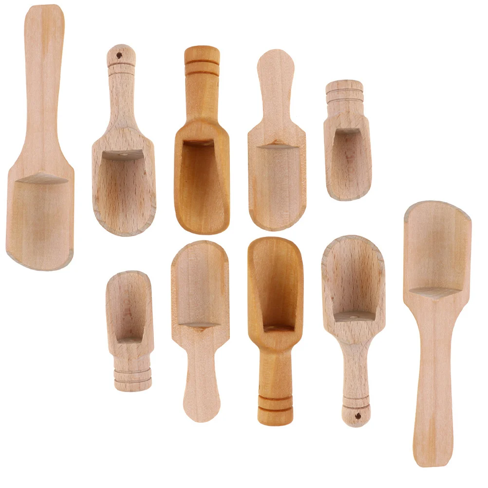 10Pcs Wooden Salt Spoons Small Wood Tea Scoops Seasoning Spoons Kitchen Utensils Practical for Home Hotel
10Pcs Wooden Salt Spoons Small Wood Tea Scoops Seasoning Spoons Kitchen Utensils Practical for Home Hotel