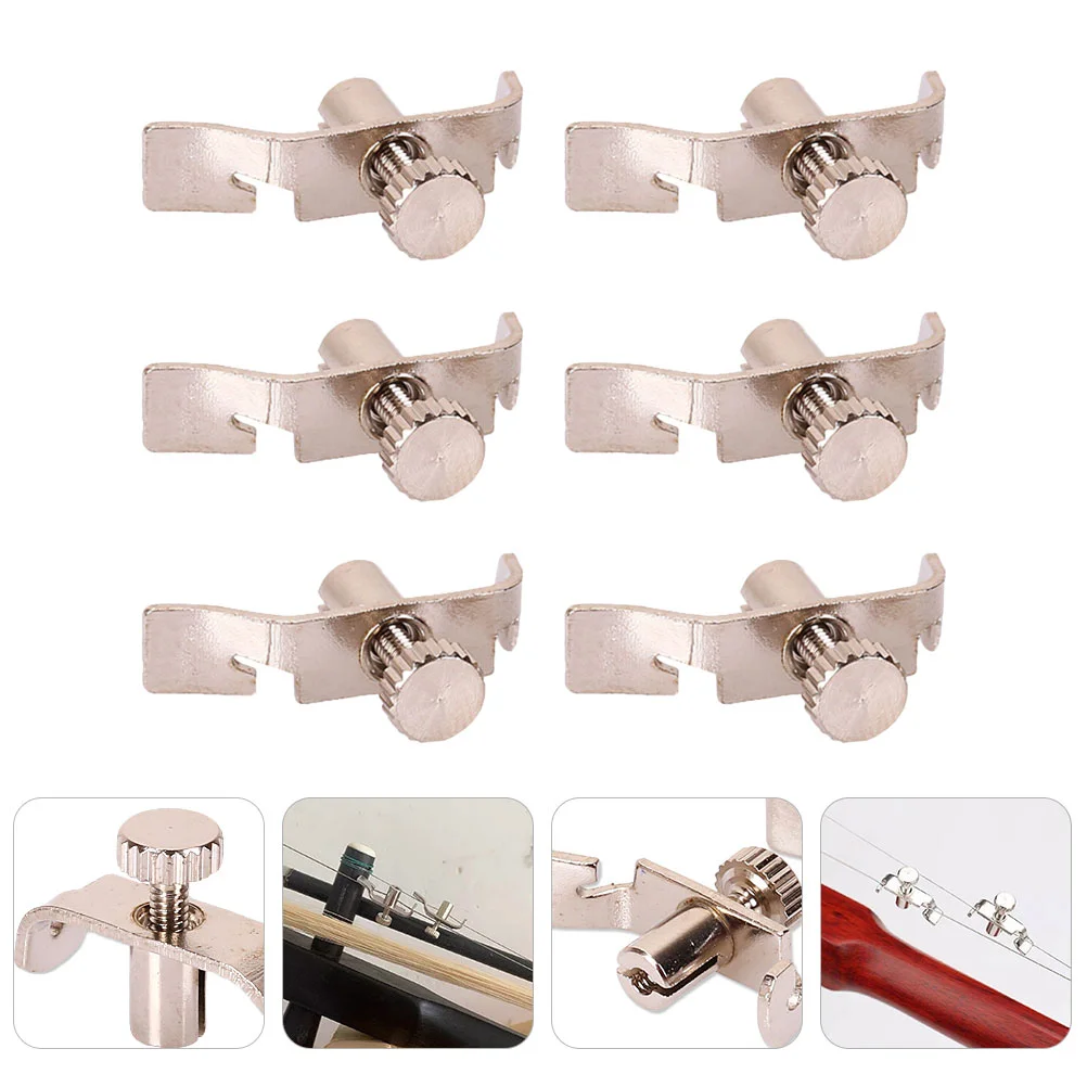 6 Pcs Erhu Fine-tuning Accessory Part Regulator Tuner Adjustment Tool Stainless Steel Premium
6 Pcs Erhu Fine-tuning Accessory Part Regulator Tuner Adjustment Tool Stainless Steel Premium