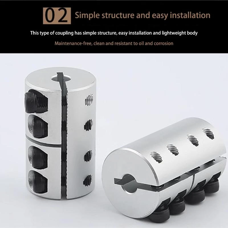 652F Rigid Shaft Coupler Clamp Stepper Motor Coupling Fit for Engrave Machine Screw Clamp Power Tool 3D Printers Accessories
652F Rigid Shaft Coupler Clamp Stepper Motor Coupling Fit for Engrave Machine Screw Clamp Power Tool 3D Printers Accessories