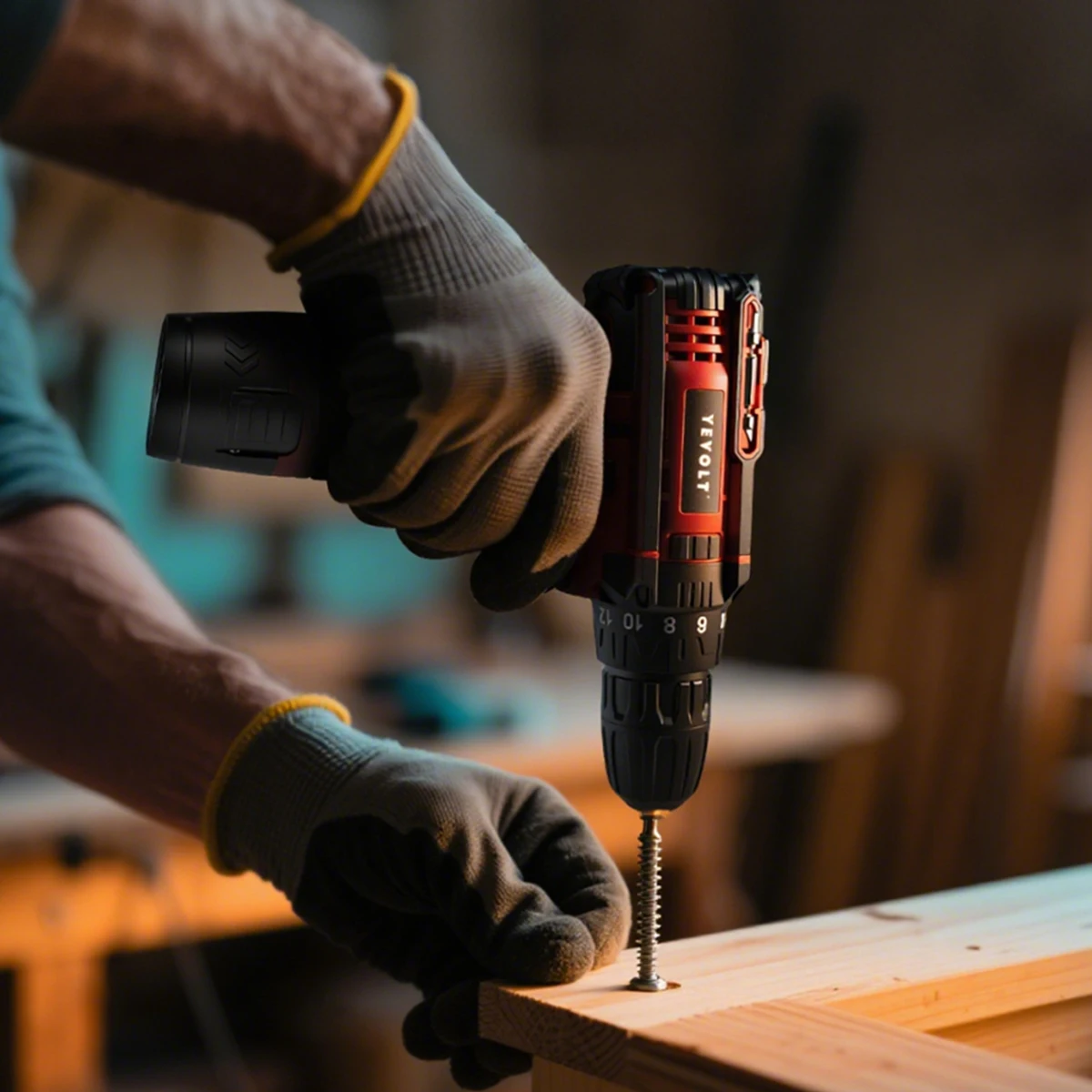 YEVOLT YVGCD12PT Series 12V Electric Drill 3/8" Chuck Compact Cordless Driver Handheld Screwdriver LED Light Power Tools
YEVOLT YVGCD12PT Series 12V Electric Drill 3/8" Chuck Compact Cordless Driver Handheld Screwdriver LED Light Power Tools