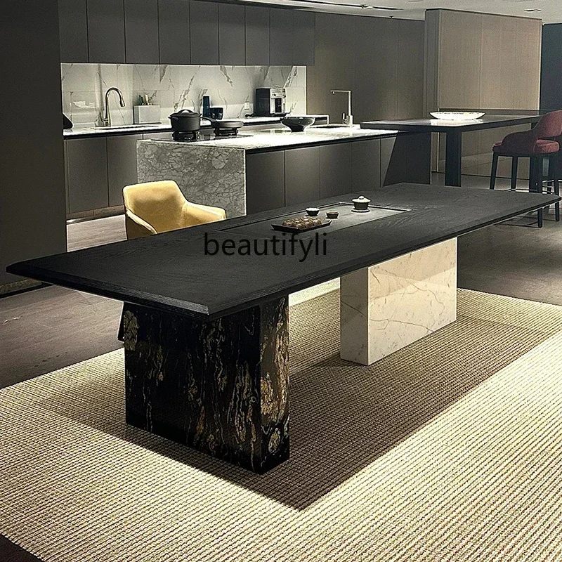 newDesigner solid wood tea table light luxury modern high-end marble creative tea tabless 7304
newDesigner solid wood tea table light luxury modern high-end marble creative tea tabless 7304
