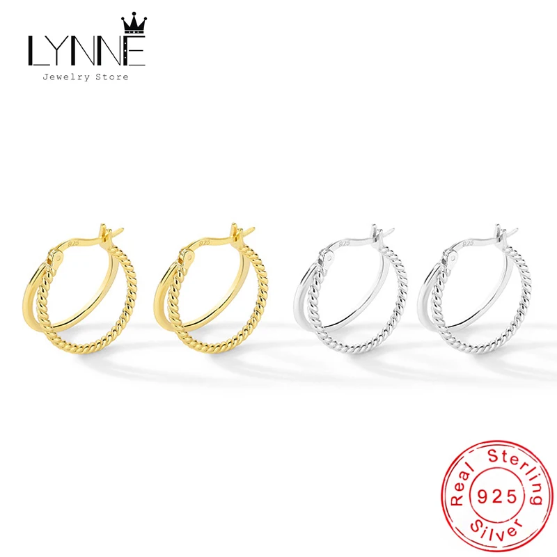 New Women&Men Unisexual Round Stripe Double Layers Hoop Earrings 925 Sterling Silver Fashion Jewelry Punk Rock Hook Ear Circle
New Women&Men Unisexual Round Stripe Double Layers Hoop Earrings 925 Sterling Silver Fashion Jewelry Punk Rock Hook Ear Circle