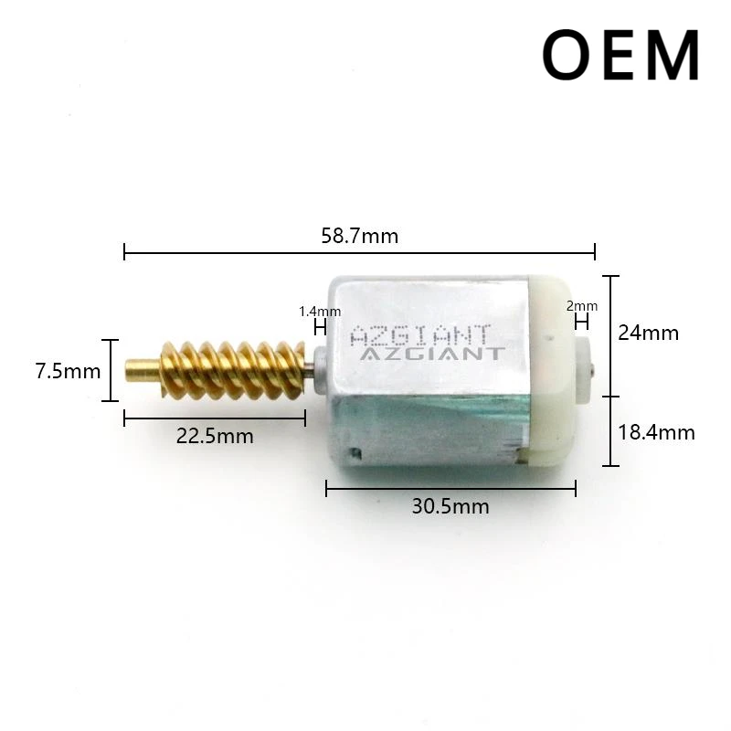 DC Motor for Hyundai Azera Central Control Door Lock Actuator Repair, 2001-2016 81310-3V000, 81320-3V010, 81410-3V000
DC Motor for Hyundai Azera Central Control Door Lock Actuator Repair, 2001-2016 81310-3V000, 81320-3V010, 81410-3V000