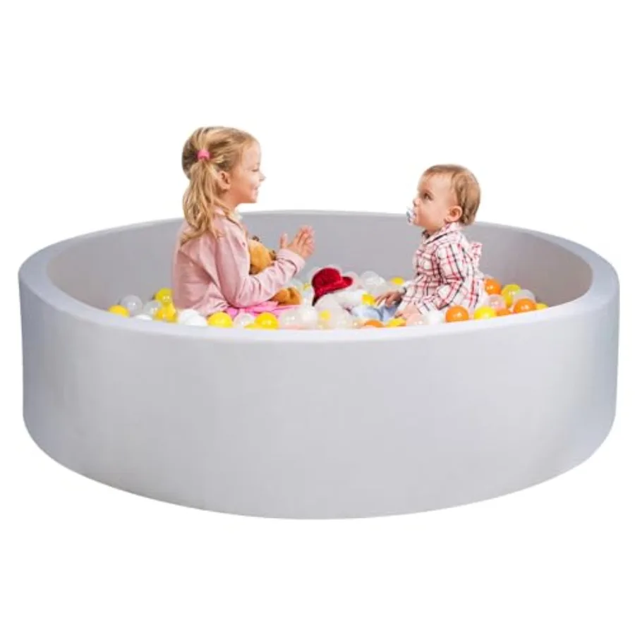 Foam Ball Pit for Toddlers: Indoor/Outdoor Soft Memory Sponge Playpen, Super Large 47.2x13.8, Light Blue, Ultra-Safe Non-Toxic
Foam Ball Pit for Toddlers: Indoor/Outdoor Soft Memory Sponge Playpen, Super Large 47.2x13.8, Light Blue, Ultra-Safe Non-Toxic