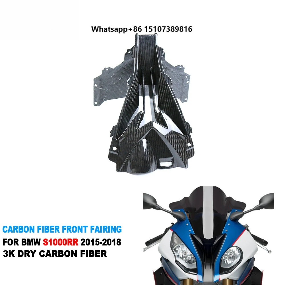 Carbon 3K Real Carbon Fiber in Stock Motorcycle Front Fairing for S1000RR 2015-2018
Carbon 3K Real Carbon Fiber in Stock Motorcycle Front Fairing for S1000RR 2015-2018