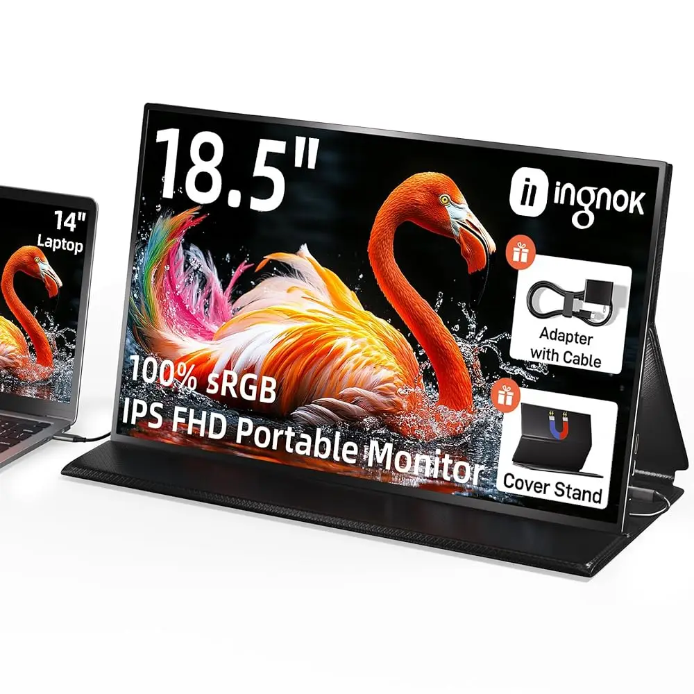 Бесплатная доставка. Портативный монитор, 18,5 дюймов, FHD 1080P, 100% sRGB, расширитель экрана для ноутбука, USB-C, HDMI, портативный игровой монитор с функцией Smart C.
Бесплатная доставка. Портативный монитор, 18,5 дюймов, FHD 1080P, 100% sRGB, расширитель экрана для ноутбука, USB-C, HDMI, портативный игровой монитор с функцией Smart C.