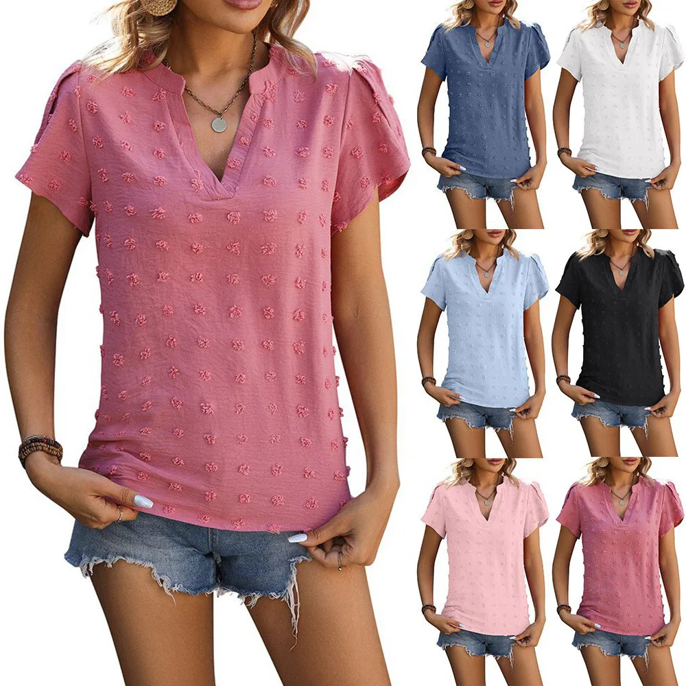 Colorful Short-Sleeve T-shirt for Women: Vibrant & Versatile - Comfortable Fit for All-Day Wear - Ideal for Casual & Formal Occa
Colorful Short-Sleeve T-shirt for Women: Vibrant & Versatile - Comfortable Fit for All-Day Wear - Ideal for Casual & Formal Occa