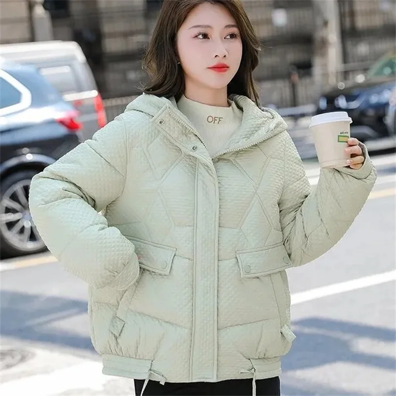 New Winter Short Down Cotton Jacket Women Parkas Hooded Thick Warm Coat Korean Casual Puffer Jacket Loose Outerwear 
New Winter Short Down Cotton Jacket Women Parkas Hooded Thick Warm Coat Korean Casual Puffer Jacket Loose Outerwear