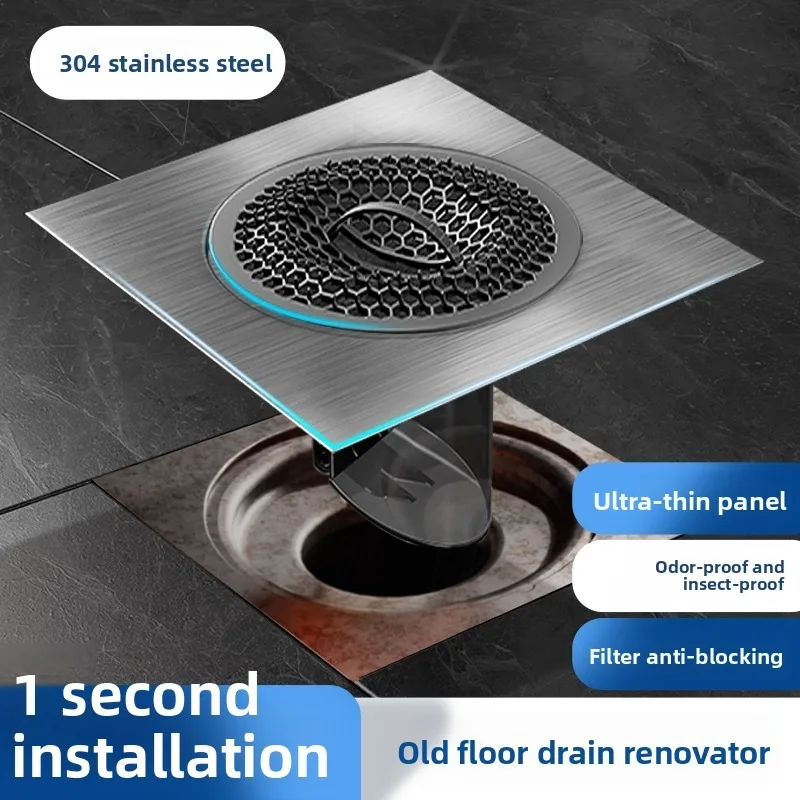 Ultra-thin Magnetic Floor Drain Renovator 304 Stainless Steel Anti-odor Anti-clog Quick Installation for Bathroom Balcony Lau
Ultra-thin Magnetic Floor Drain Renovator 304 Stainless Steel Anti-odor Anti-clog Quick Installation for Bathroom Balcony Lau