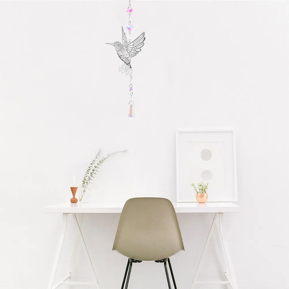 2Pcs Sun Catcher Hanging Crystal Hummingbird Ornament Delicate Window Pendant Decoration for Garden Home Office
2Pcs Sun Catcher Hanging Crystal Hummingbird Ornament Delicate Window Pendant Decoration for Garden Home Office