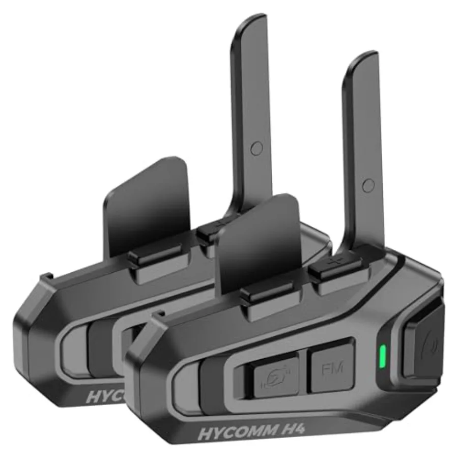 H4 Motorcycle Bluetooth Headset, 4 Rider Helmet Intercom Up to 1.2 Mile Range, Audio Multitasking, 35H Battery, Noise Cancellat
H4 Motorcycle Bluetooth Headset, 4 Rider Helmet Intercom Up to 1.2 Mile Range, Audio Multitasking, 35H Battery, Noise Cancellat
