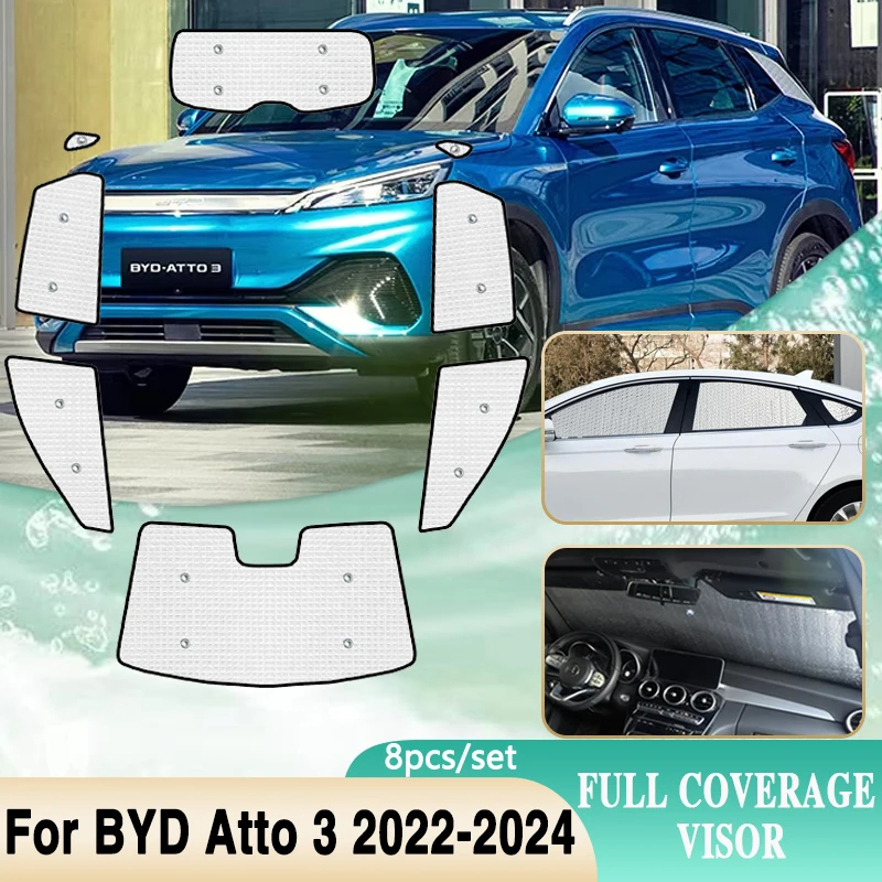 Солнцезащитные козырьки с полным покрытием для BYD Yuan Plus Atto 3 2023 2022 2021, лобовое стекло с полным объемным звуком, козырек, аксессуары для интерьера
Солнцезащитные козырьки с полным покрытием для BYD Yuan Plus Atto 3 2023 2022 2021, лобовое стекло с полным объемным звуком, козырек, аксессуары для интерьера