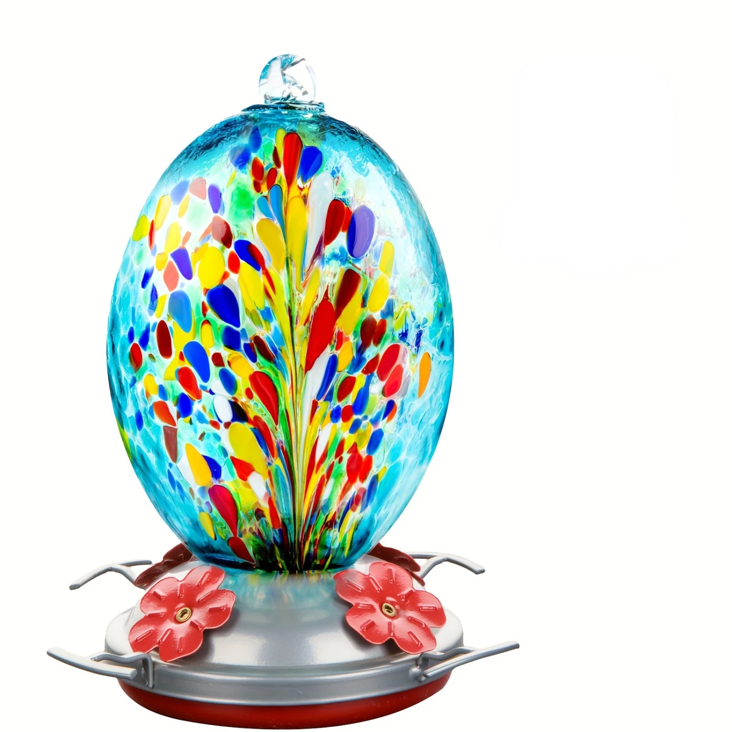 Hummingbird Feeder For Outdoors Patio Garden Hand Blown Glass Large Colorful Hummingbird Feeder With , Brush And Service Card
Hummingbird Feeder For Outdoors Patio Garden Hand Blown Glass Large Colorful Hummingbird Feeder With , Brush And Service Card