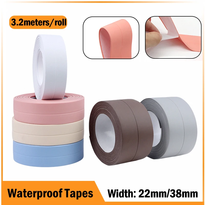 Bathroom PVC Sealing Strip Tape Bath Toilet Caulk Tape Self Adhesive Waterproof Mildew Proof Tapes For Kitchen Sink Wall Corner
Bathroom PVC Sealing Strip Tape Bath Toilet Caulk Tape Self Adhesive Waterproof Mildew Proof Tapes For Kitchen Sink Wall Corner
