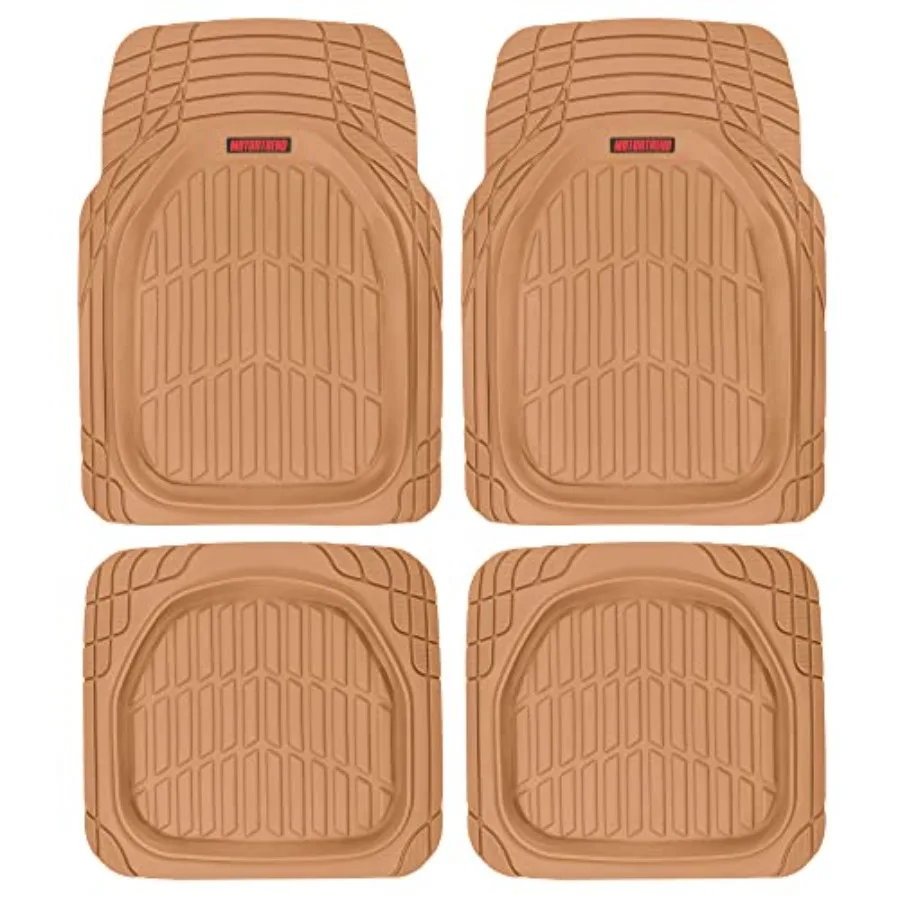 Flextough Tortoise - Heavy Duty Rubber Floor Mats for Car SUV Van and Truck - All Weather Protection - Deep Dish Tan
Flextough Tortoise - Heavy Duty Rubber Floor Mats for Car SUV Van and Truck - All Weather Protection - Deep Dish Tan