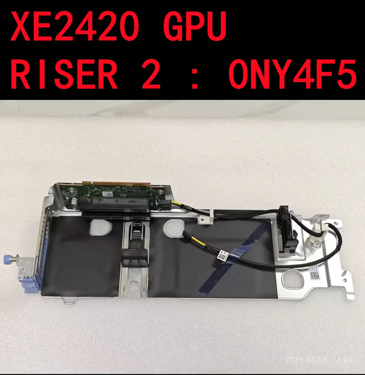 Original 0NY4F5 NY4F5 For DELL Powerage XE2420 Edge Server Expansion Card 2 GPU RISER 2 with Cable New 100% Test OK
Original 0NY4F5 NY4F5 For DELL Powerage XE2420 Edge Server Expansion Card 2 GPU RISER 2 with Cable New 100% Test OK