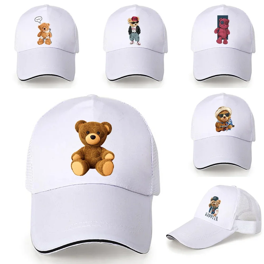 HOT Baseball Cap Men Casquette Femme Men Cap Bear Printing Baseball Cap Summer Hat Women Sun Sport Mesh Hat Snapback Hip Hop Hat
HOT Baseball Cap Men Casquette Femme Men Cap Bear Printing Baseball Cap Summer Hat Women Sun Sport Mesh Hat Snapback Hip Hop Hat