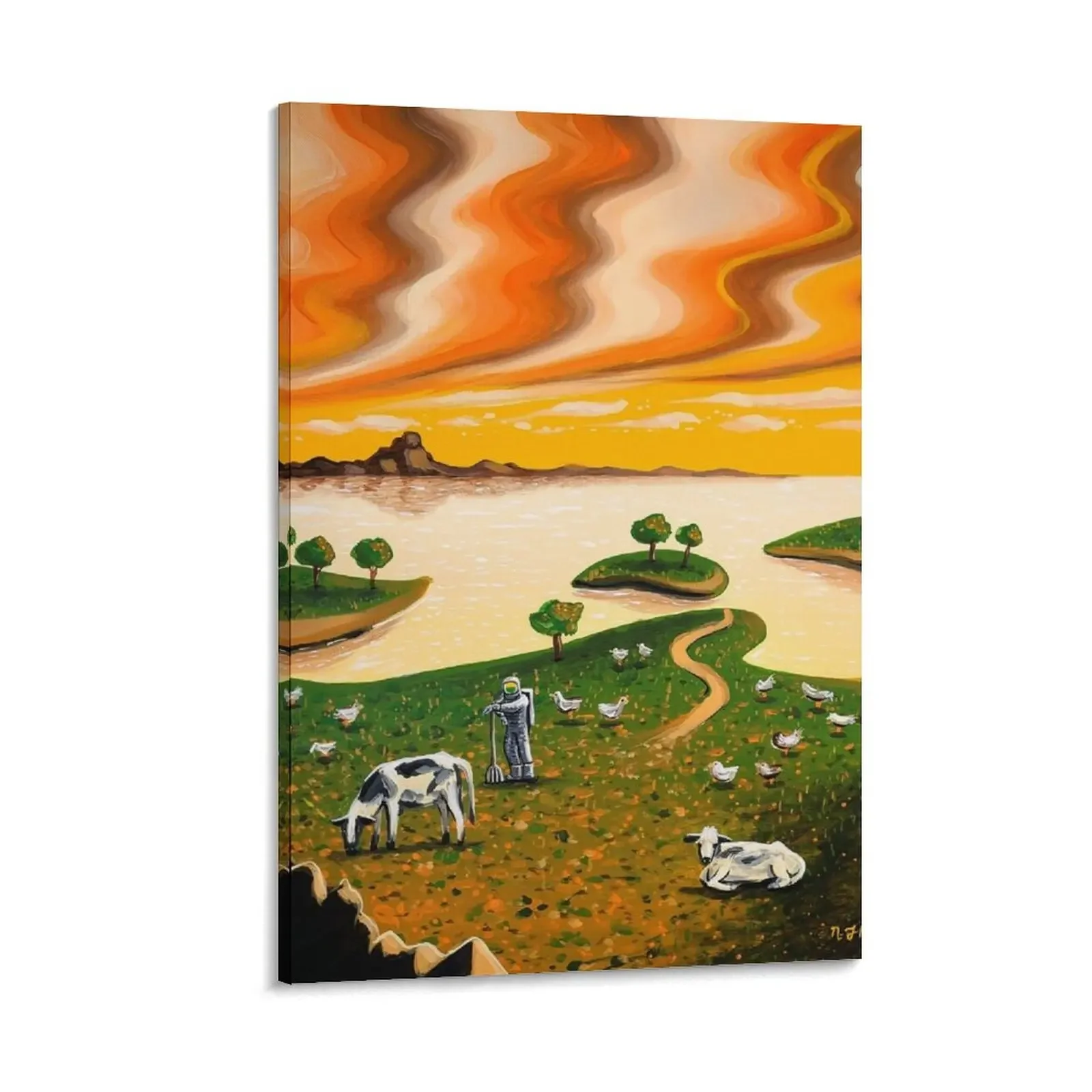 Space Farm Canvas Painting Decorative prints wall painting japanese room decor Decoration for home wall decoration painting
Space Farm Canvas Painting Decorative prints wall painting japanese room decor Decoration for home wall decoration painting