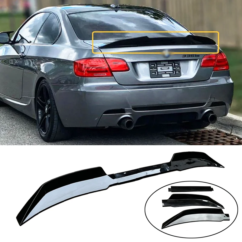 For BMW Accessories 3 Serie / M3 Coupe E92 3Pcs Car Ducktail Rear Wing Spoiler Gloss Black Rubber Universal 121cm
For BMW Accessories 3 Serie / M3 Coupe E92 3Pcs Car Ducktail Rear Wing Spoiler Gloss Black Rubber Universal 121cm