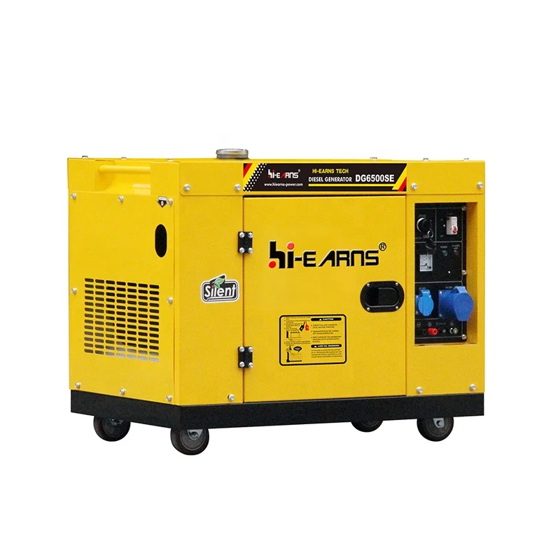 DG6500SE 5kW/5.5kW Single Phase Silent Portable Diesel Generators For Home
DG6500SE 5kW/5.5kW Single Phase Silent Portable Diesel Generators For Home