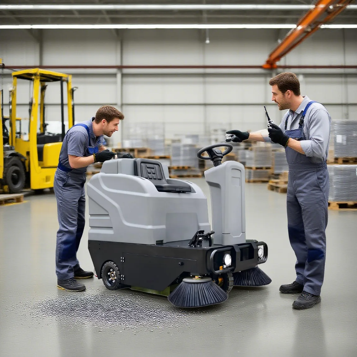 Lots Battery Ride-On Floor Sweeper Scrubber Cleaning Electric Outdoor Commercial Industrial Garden Parking Low Price
Lots Battery Ride-On Floor Sweeper Scrubber Cleaning Electric Outdoor Commercial Industrial Garden Parking Low Price