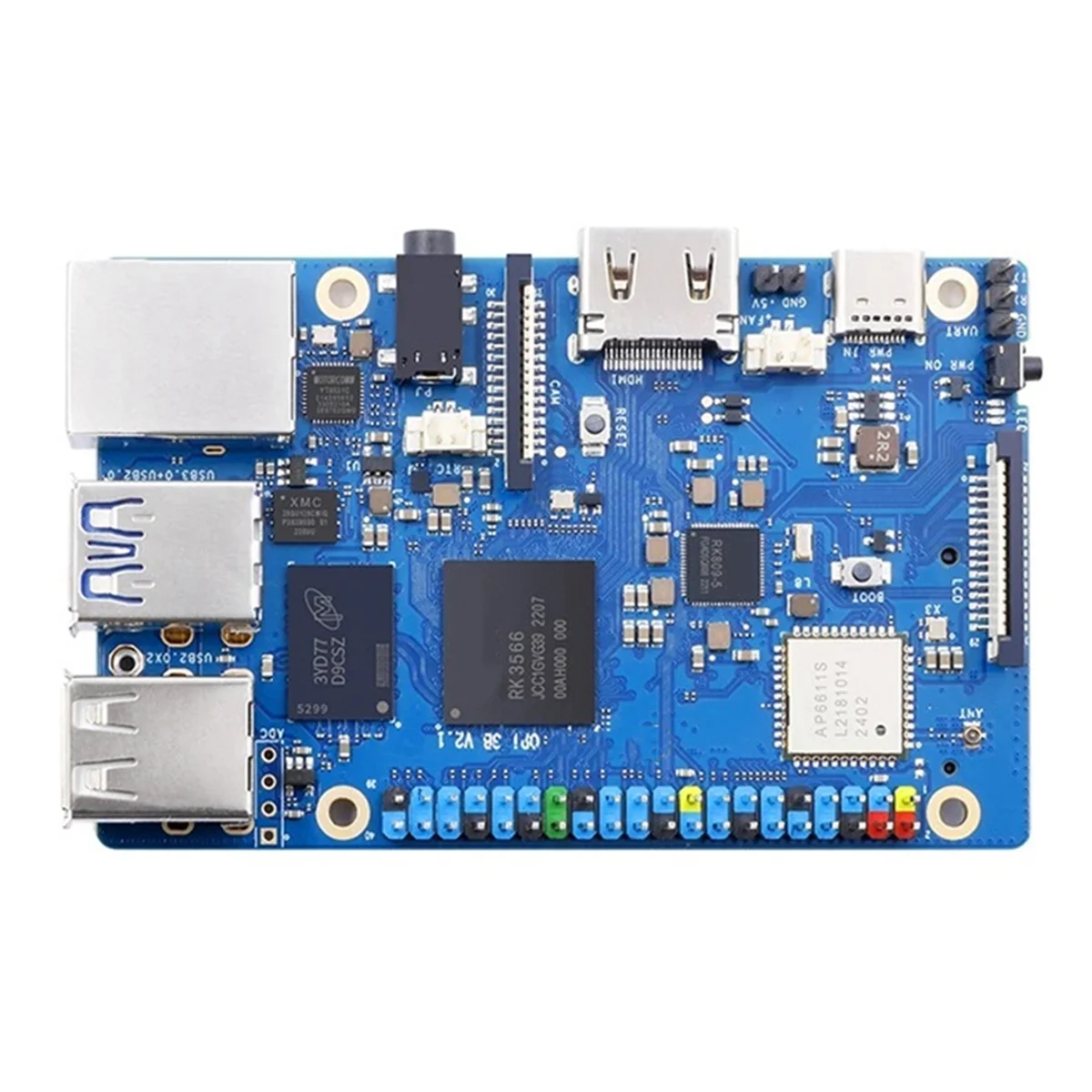 New For Orange Pi 3B 2GB RAM DDR4 Rockchip RK3566 WiFi+BLE Mini PC, Run Android 11/Ubuntu/Debian Single Board Computer
New For Orange Pi 3B 2GB RAM DDR4 Rockchip RK3566 WiFi+BLE Mini PC, Run Android 11/Ubuntu/Debian Single Board Computer