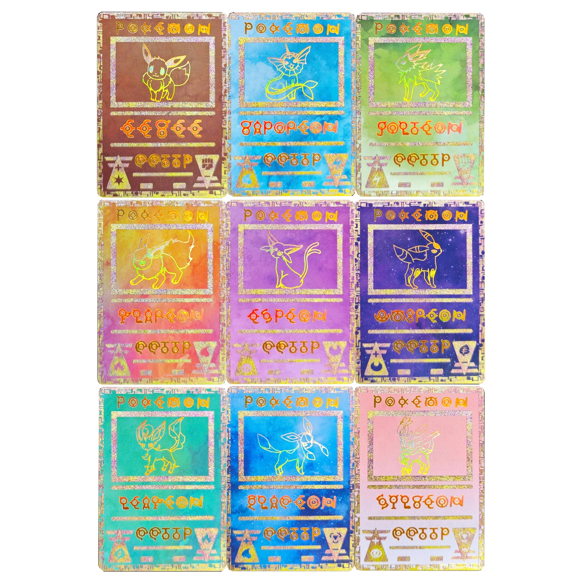 63X88Mm 3Pcs/set Diy Ptcg Vaporeon Espeon Totem Series Collection Card Coarse Flash Ptcg Leafeon Sylveon Anime Cards Gift Toys
63X88Mm 3Pcs/set Diy Ptcg Vaporeon Espeon Totem Series Collection Card Coarse Flash Ptcg Leafeon Sylveon Anime Cards Gift Toys