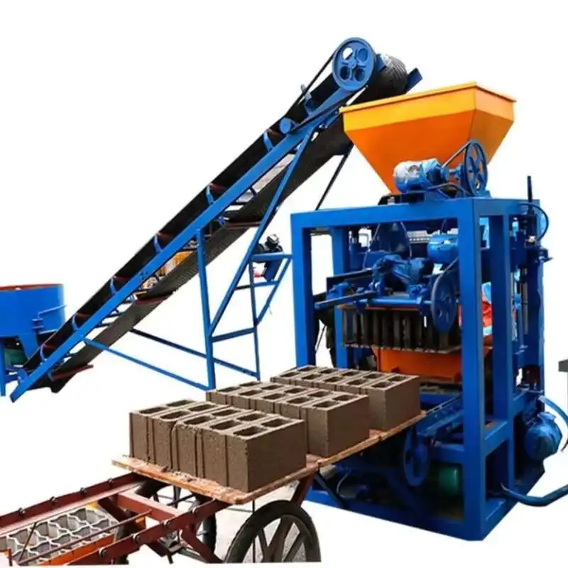New QT4-24 Cement Block Machine Vibration Processing Hollow Brick Production Line for Construction Industries
New QT4-24 Cement Block Machine Vibration Processing Hollow Brick Production Line for Construction Industries
