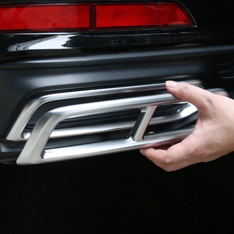 For Audi A4 A6 16-19 Stainless Black Silver 4M Car Rear Exhaust Tail Pipe Cover Trim Muffler High Quality Sticker Auto
For Audi A4 A6 16-19 Stainless Black Silver 4M Car Rear Exhaust Tail Pipe Cover Trim Muffler High Quality Sticker Auto