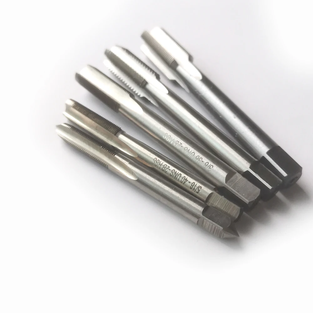 HSS Right hand Unified thread tap UN UNC UNF UNS UNEF 1/4 5/16 7/16 3/8 1/2 straight flute taps 1/4-40 3/8-36 7/16-18 1/2-28
HSS Right hand Unified thread tap UN UNC UNF UNS UNEF 1/4 5/16 7/16 3/8 1/2 straight flute taps 1/4-40 3/8-36 7/16-18 1/2-28