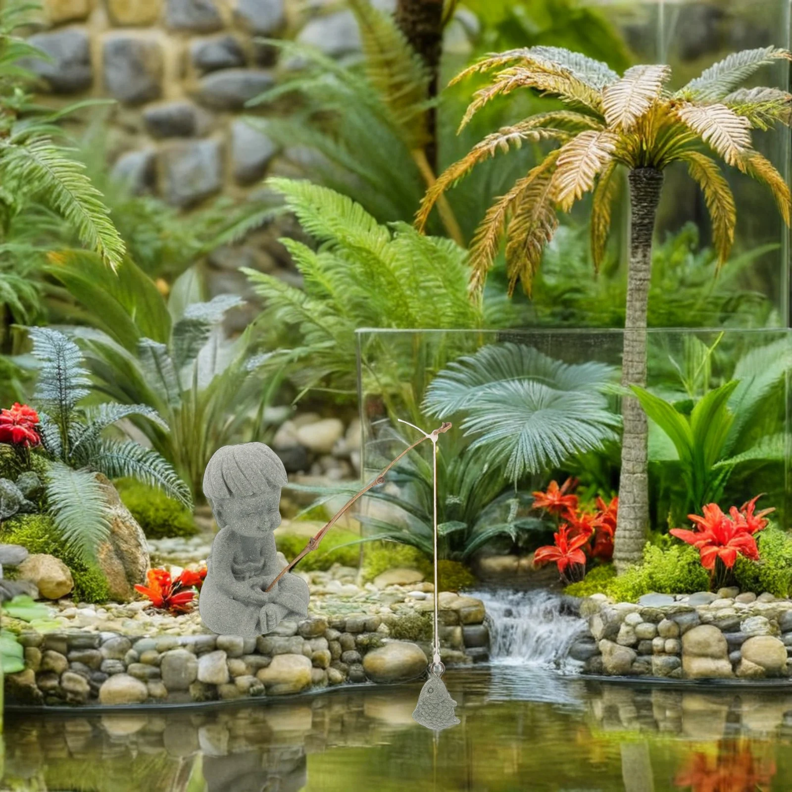 2Pcs Miniature Fisherman Boy Fishing Statue Realistic Aquarium Decor Desktop Bonsai Terrarium Adornment Aquarium Decor for Girls
2Pcs Miniature Fisherman Boy Fishing Statue Realistic Aquarium Decor Desktop Bonsai Terrarium Adornment Aquarium Decor for Girls