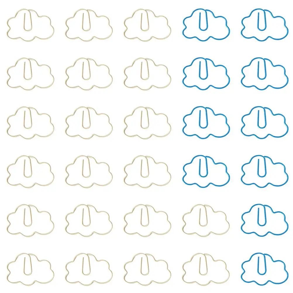 30 Pcs Multicolor Cartoon Bookmarks Paper Clips PVC Cloud Shaped Office Supplies Student Study Practical
30 Pcs Multicolor Cartoon Bookmarks Paper Clips PVC Cloud Shaped Office Supplies Student Study Practical