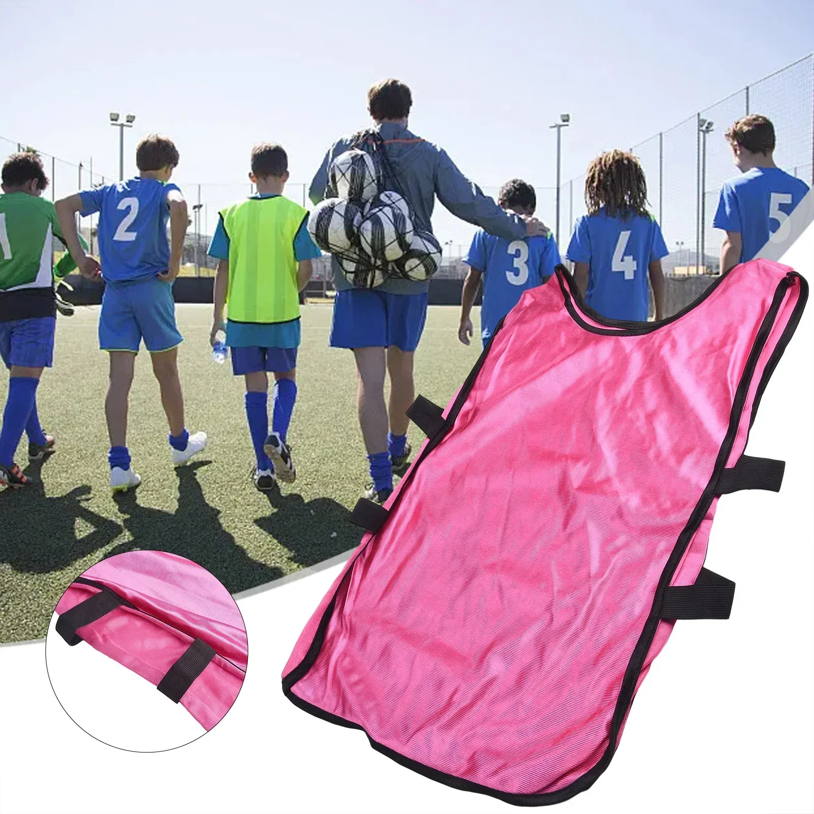Child Sports Training BIBS Vests Basketball Cricket Soccer Football Rugby Mesh For Football Soccer Basketball Volleyball
Child Sports Training BIBS Vests Basketball Cricket Soccer Football Rugby Mesh For Football Soccer Basketball Volleyball