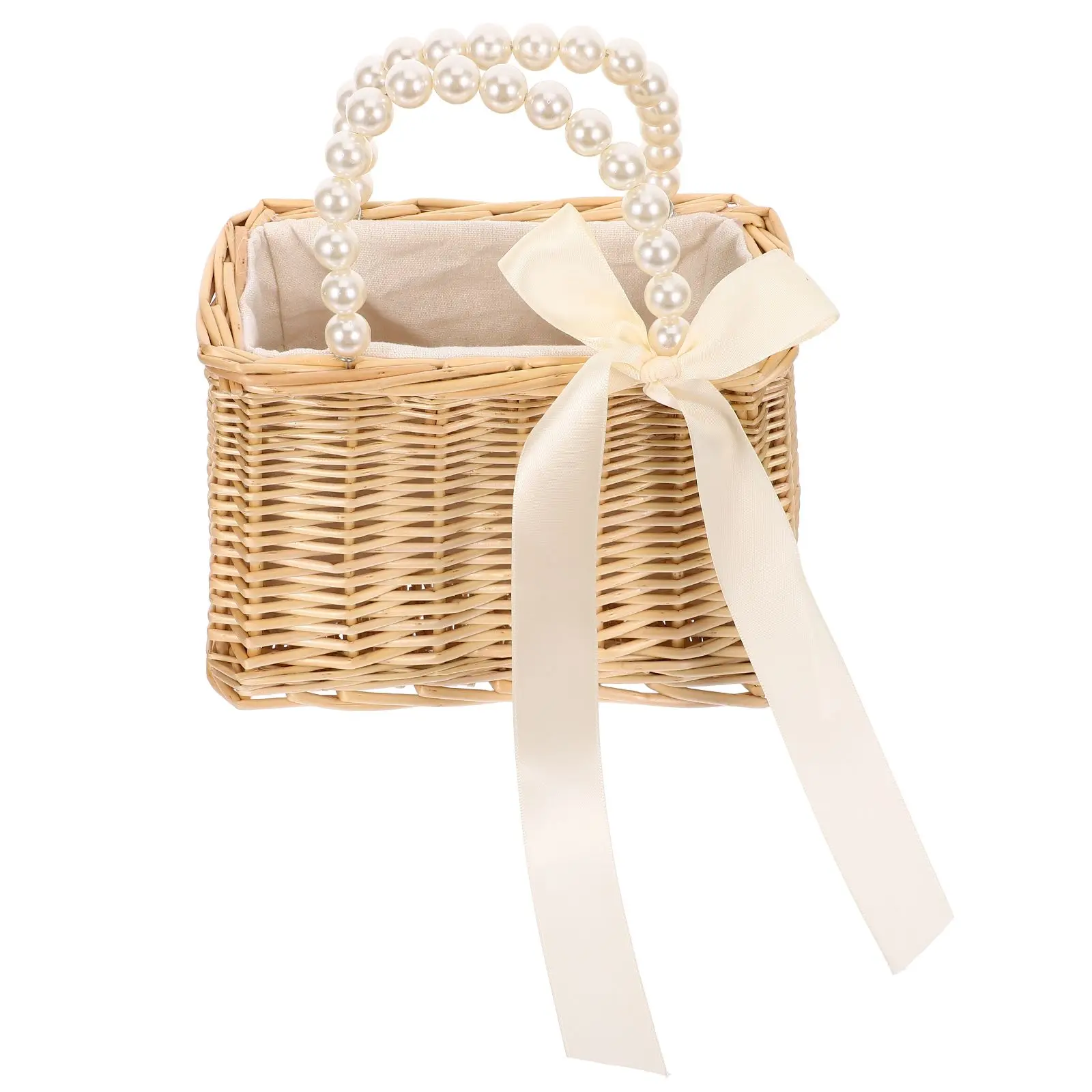 Pearl Handbag Straw Tote Beach Bag Women Large Storage Portable Vacation Summer Purse Wallet Practical Travel Shopping
Pearl Handbag Straw Tote Beach Bag Women Large Storage Portable Vacation Summer Purse Wallet Practical Travel Shopping