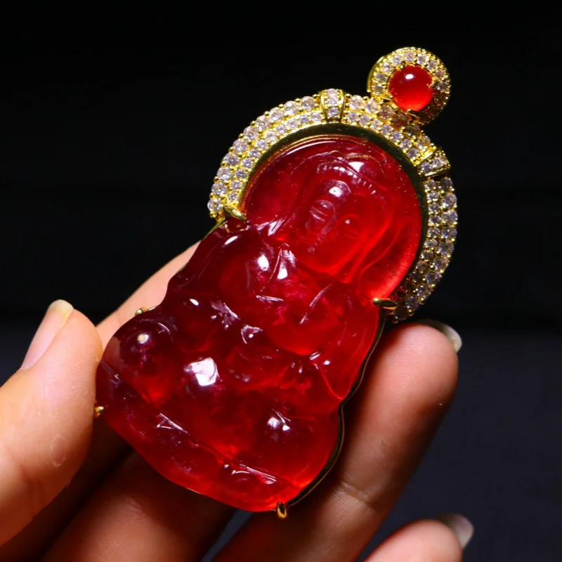 Bashan Cui Guanyin Brand Perfect High Ice Exquisite Inlay Water Head Foot Texture Delicate Pure Flawless
Bashan Cui Guanyin Brand Perfect High Ice Exquisite Inlay Water Head Foot Texture Delicate Pure Flawless