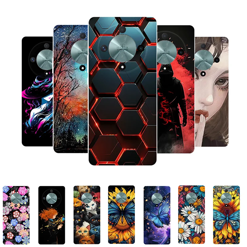 For Honor X9b 5G Case Slim Soft TPU Flower Abstract Phone Cover For Coque Honor X9B X 9B Shockproof Cases HonorX9b Casing
For Honor X9b 5G Case Slim Soft TPU Flower Abstract Phone Cover For Coque Honor X9B X 9B Shockproof Cases HonorX9b Casing