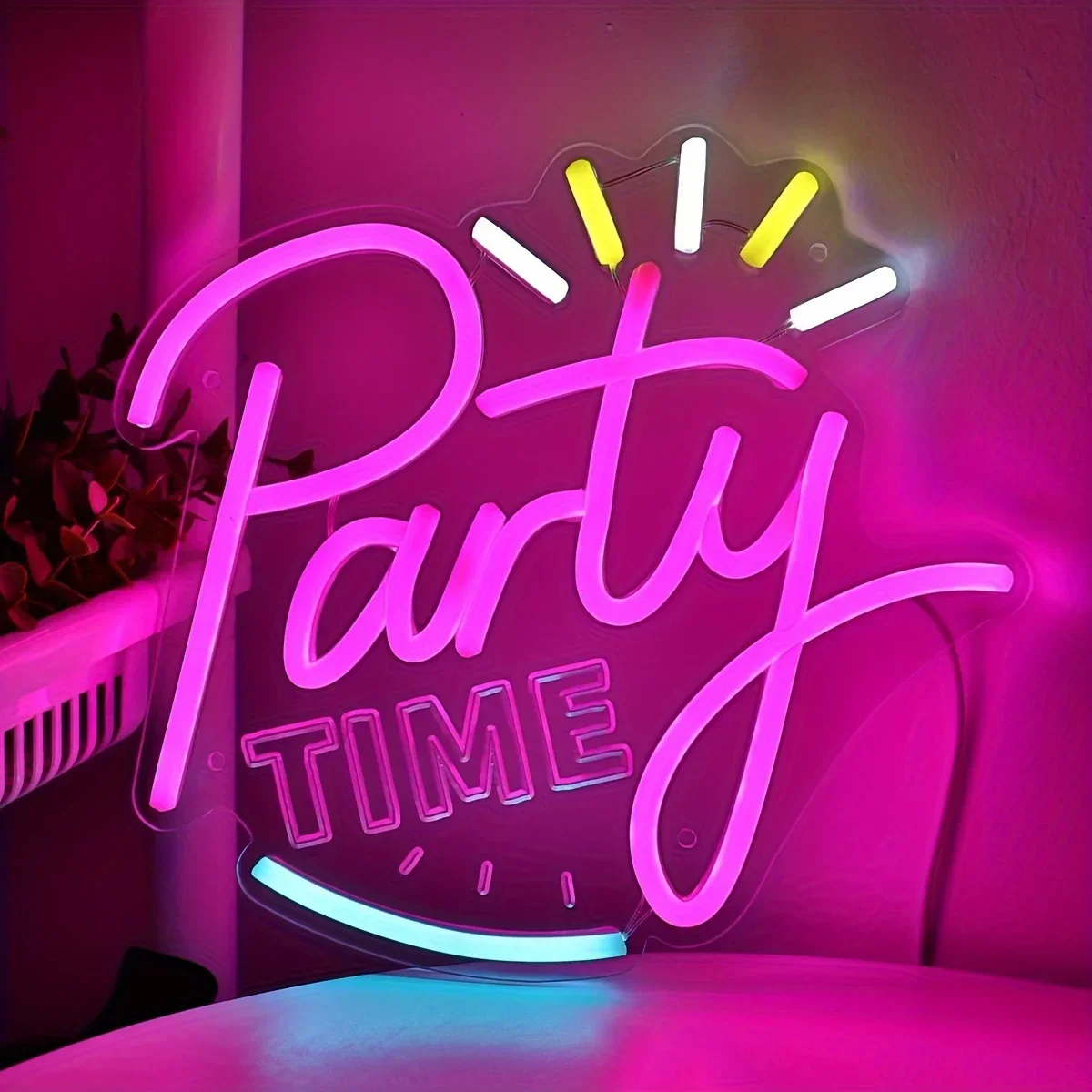 LED Neon Sign Wall Decor Party Time Neon Light USB Dimmable for Birthday Party Bar Club Home Decor Gift for Friend Party Lovers
LED Neon Sign Wall Decor Party Time Neon Light USB Dimmable for Birthday Party Bar Club Home Decor Gift for Friend Party Lovers