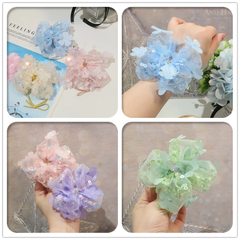 10pcs Glitter Floral Bow Hairpins Sequin Bowknot Elastic Hair Bands Fashion Headwear Boutique Hair Accessories for Girls
10pcs Glitter Floral Bow Hairpins Sequin Bowknot Elastic Hair Bands Fashion Headwear Boutique Hair Accessories for Girls