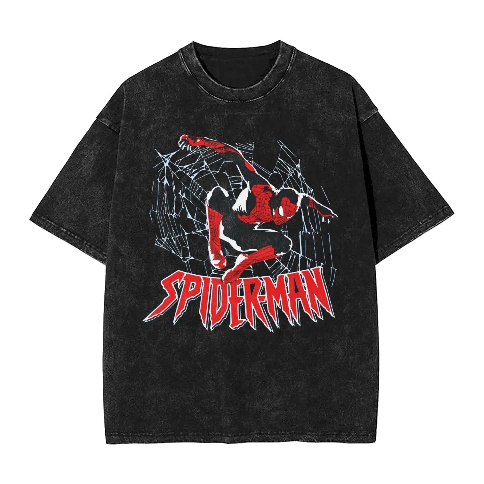 Spider Man Men T Shirt Washed Crazy Tee Shirt Short Sleeve Crew Neck T-Shirts Pure Cotton New Arrival Tops
Spider Man Men T Shirt Washed Crazy Tee Shirt Short Sleeve Crew Neck T-Shirts Pure Cotton New Arrival Tops