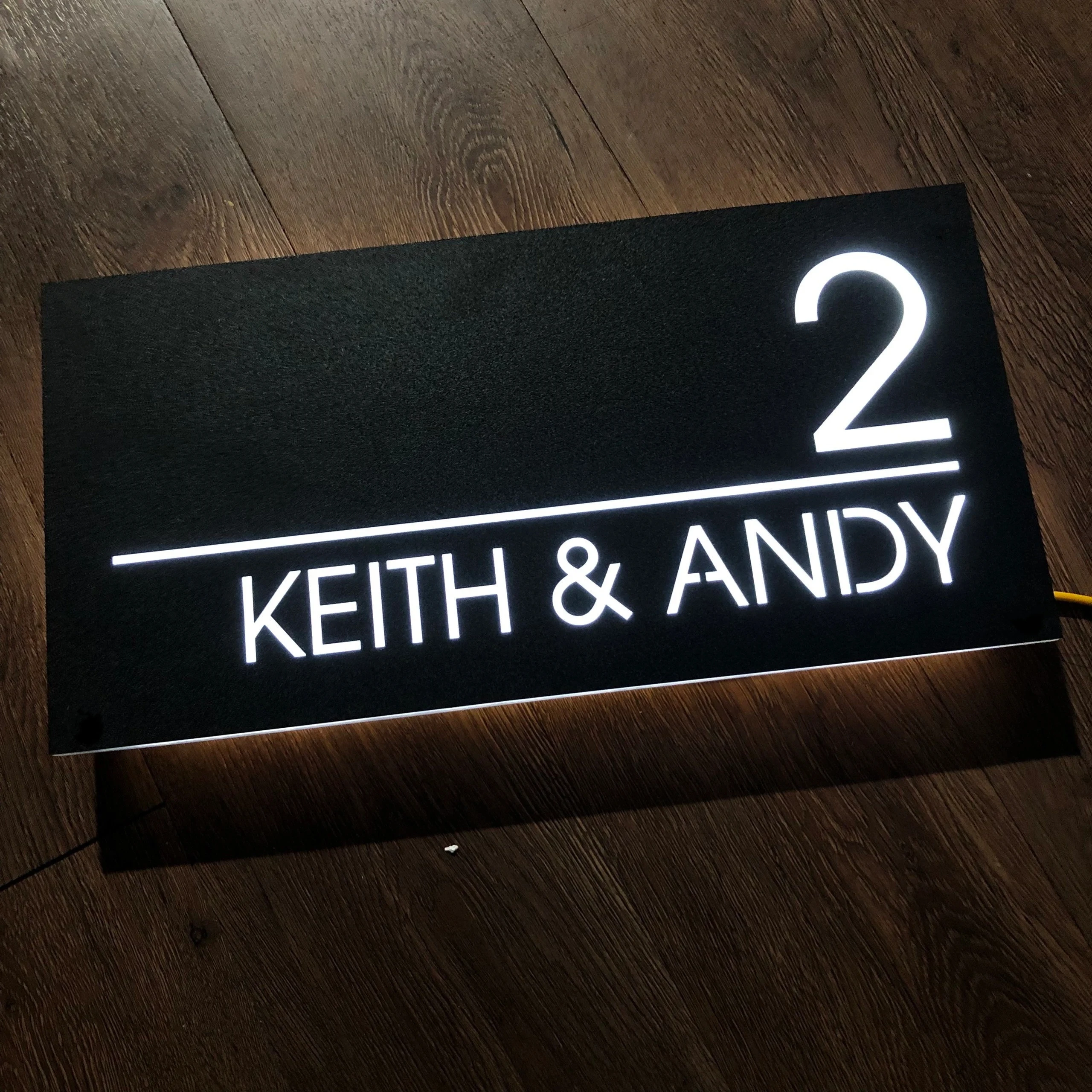 Personalized 3D LED House Plaque Custom Address Number Lighted House Name Plate Waterproof Outdoor Acrylic Illuminated Plaque
Personalized 3D LED House Plaque Custom Address Number Lighted House Name Plate Waterproof Outdoor Acrylic Illuminated Plaque