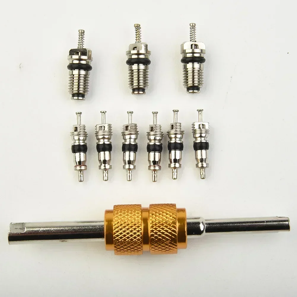 Tool Air Conditioning Valve Core A/C System Repairing With Remover 9Pcs Automotive New Hot Useful Durable Best
Tool Air Conditioning Valve Core A/C System Repairing With Remover 9Pcs Automotive New Hot Useful Durable Best