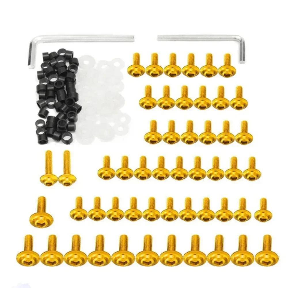 158pcs Universal Motorcycle Fairing Body Nuts Kit Bolts Screws For Harley Honda Suzuki Kawasaki Touring Bobber
158pcs Universal Motorcycle Fairing Body Nuts Kit Bolts Screws For Harley Honda Suzuki Kawasaki Touring Bobber