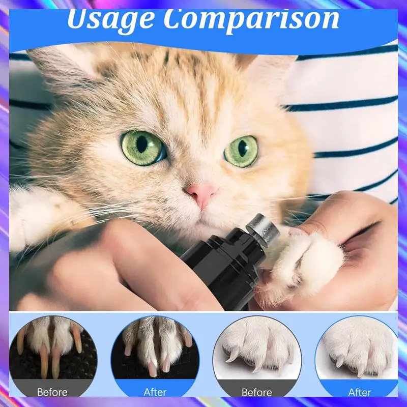 Компактная и тихая USB-шлифовальная машинка для ногтей для домашних животных BAAD для собак, эффективный уход и обрезка
Компактная и тихая USB-шлифовальная машинка для ногтей для домашних животных BAAD для собак, эффективный уход и обрезка
