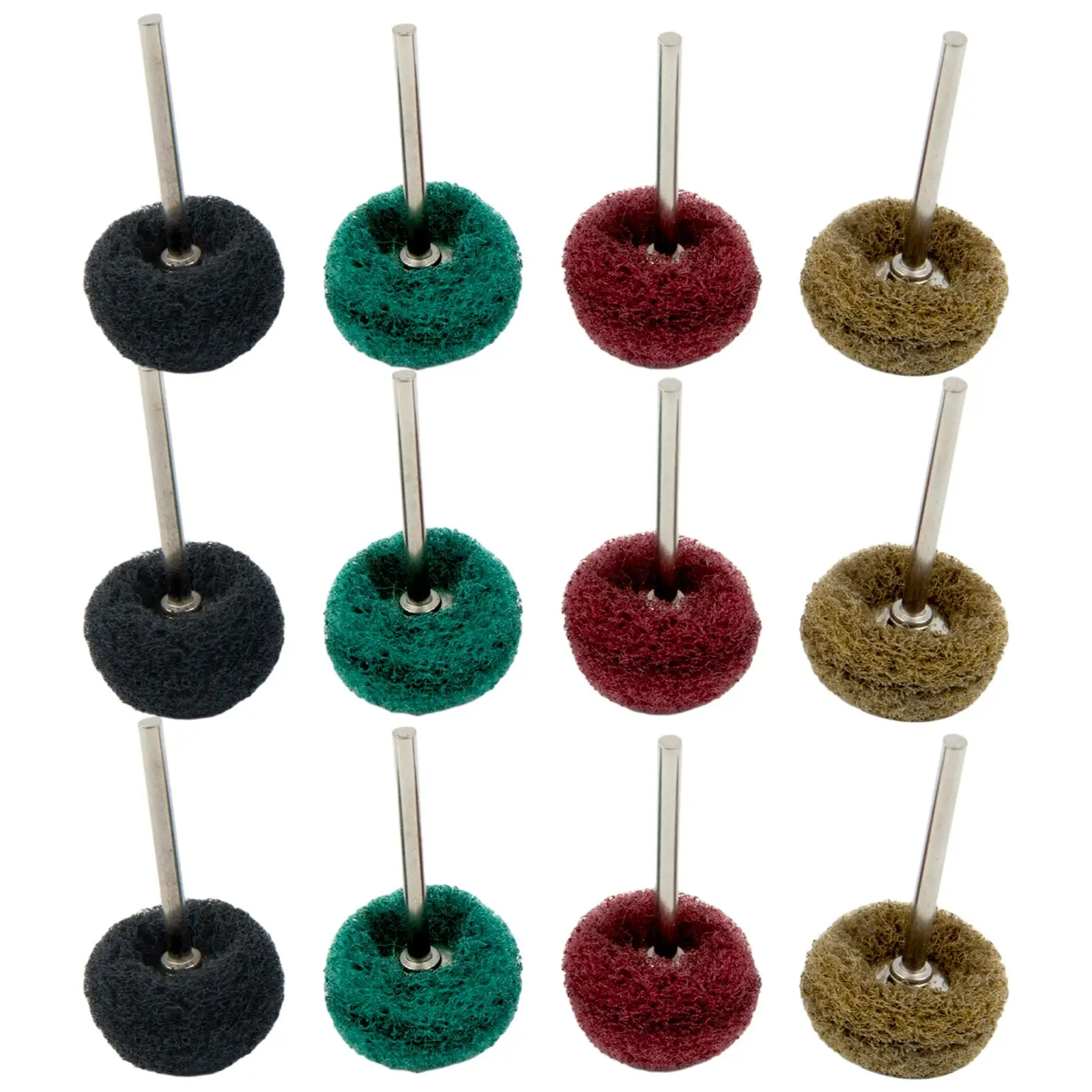 12pcs Drill Abrasive Brush Nylon Buffing Polishing Wheel Rust Remover Polishing Abrasive Brush For Rotary Tool Accessorie
12pcs Drill Abrasive Brush Nylon Buffing Polishing Wheel Rust Remover Polishing Abrasive Brush For Rotary Tool Accessorie