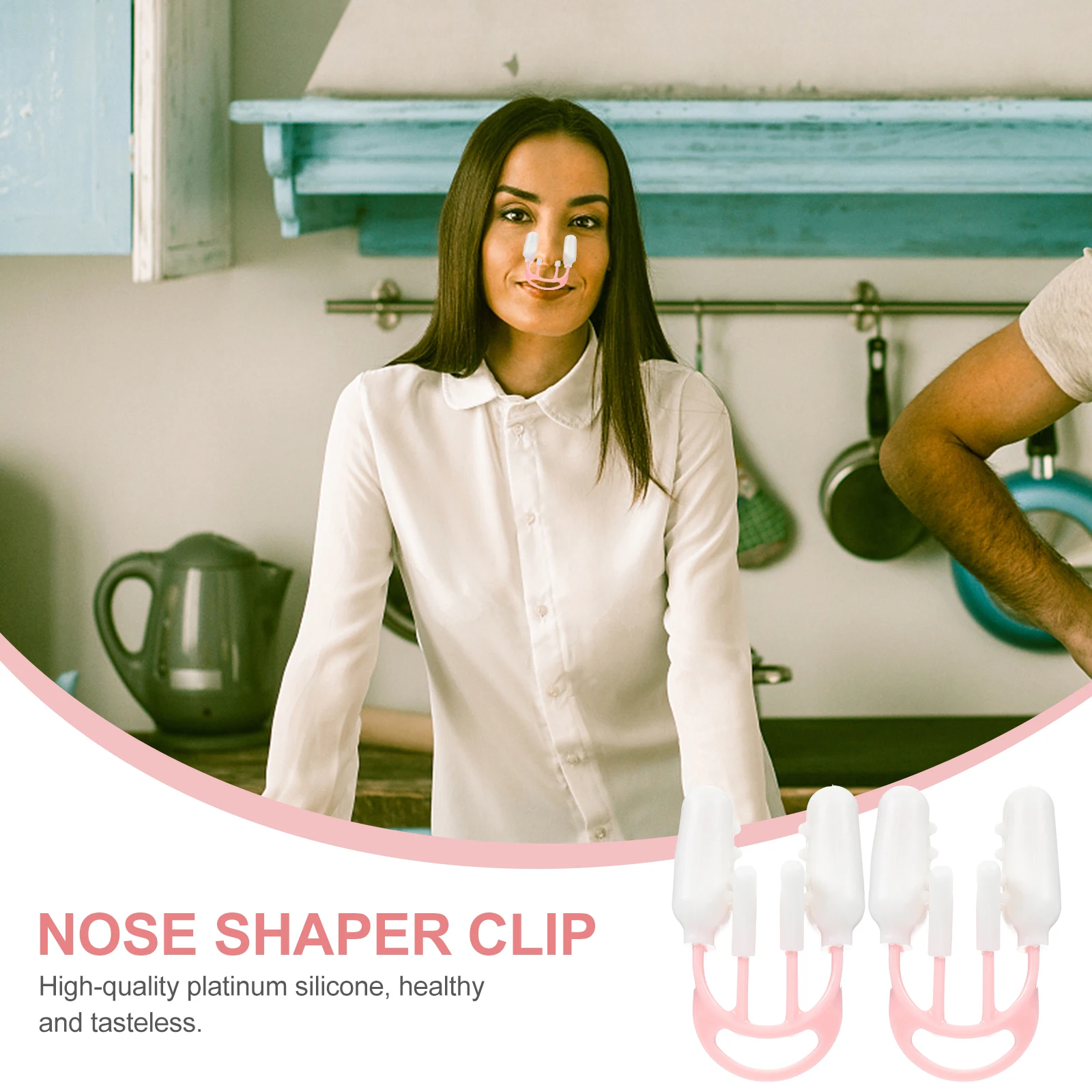 2Pcs Nose Lifter Clip Silicone Nasal Bridge Correction Tool Nose Up Shaper Beauty Supply Nasal Bridge Clip Beauty Supply
2Pcs Nose Lifter Clip Silicone Nasal Bridge Correction Tool Nose Up Shaper Beauty Supply Nasal Bridge Clip Beauty Supply