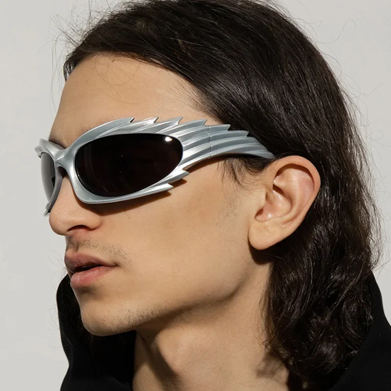2025 New Women Sport Punk Y2K Sunglasses Men Luxury Brand Eyewear One Piece Sun Glasses For Male Silver Hip Hop Rimless Shades
2025 New Women Sport Punk Y2K Sunglasses Men Luxury Brand Eyewear One Piece Sun Glasses For Male Silver Hip Hop Rimless Shades