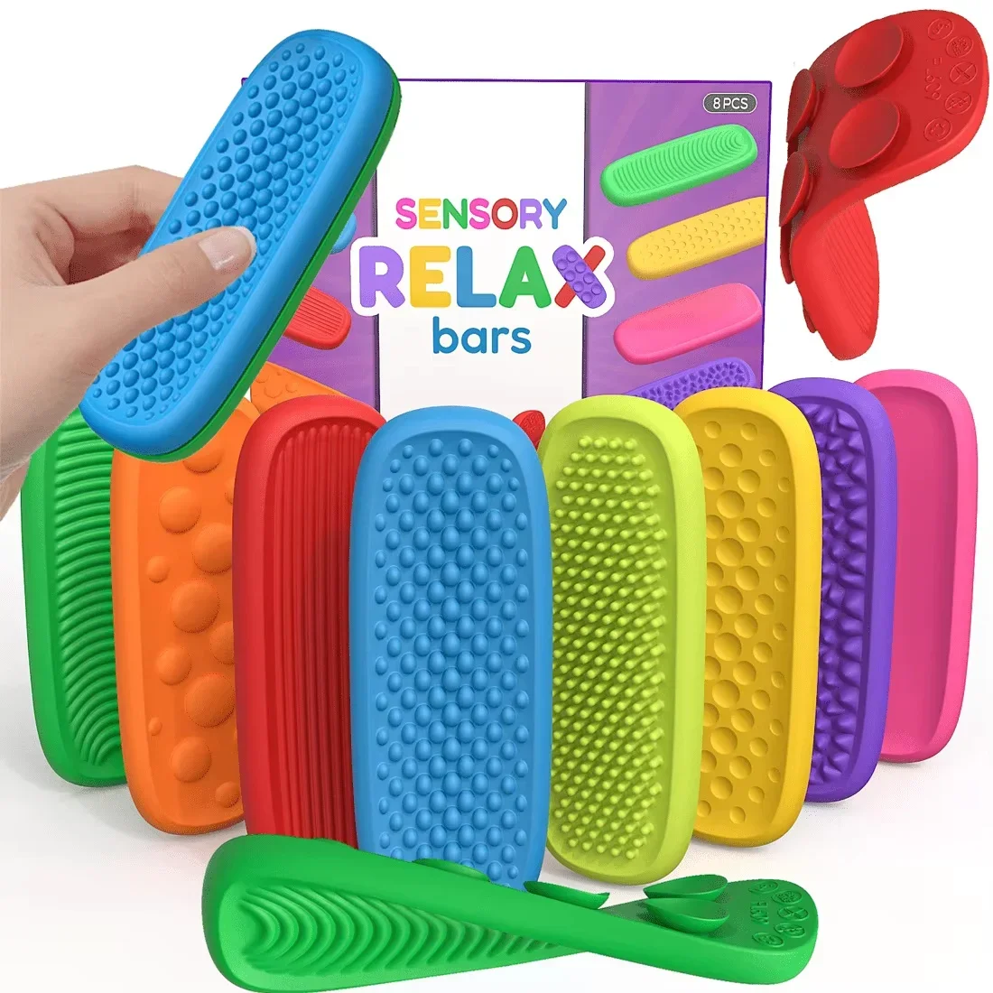 Silicone Sensory Strip Fidget Toys Kids Autism Decompression Calming Fidgeting Toy Adults Stress Desk Anxiety Relief Sensory Toy
Silicone Sensory Strip Fidget Toys Kids Autism Decompression Calming Fidgeting Toy Adults Stress Desk Anxiety Relief Sensory Toy