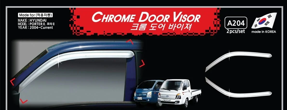 Chrome Door Rain Visor Side Window Deflector Shade Sun Wind Shield Silver Trips Eaves for Hyundai Porterii
Chrome Door Rain Visor Side Window Deflector Shade Sun Wind Shield Silver Trips Eaves for Hyundai Porterii